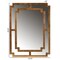 Baxton Studio Dayana Modern and Contemporary Antique Gold Finished Wood Accent Wall Mirror 222-12932-ZORO - alternate 2